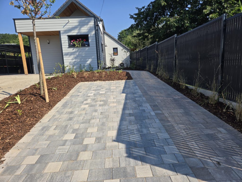 allée en pavé 